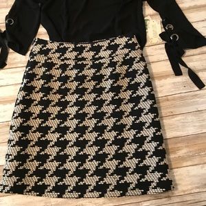 Talbots Petites Wool Poly Side Zip Skirt. EUC